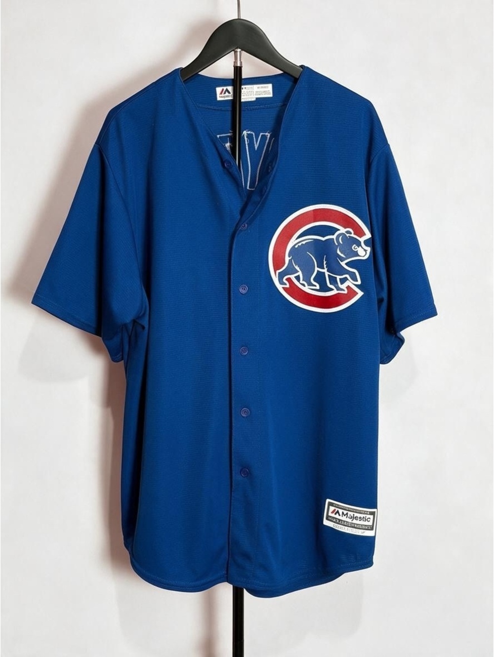Chicago Cubs Kris Bryant #17 Majestic Cool Base Jersey Blue Men’s XL MLB